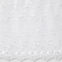 Laurenza's Baby Girls Heirloom Floral Lace Christening Gown with Bonnet
