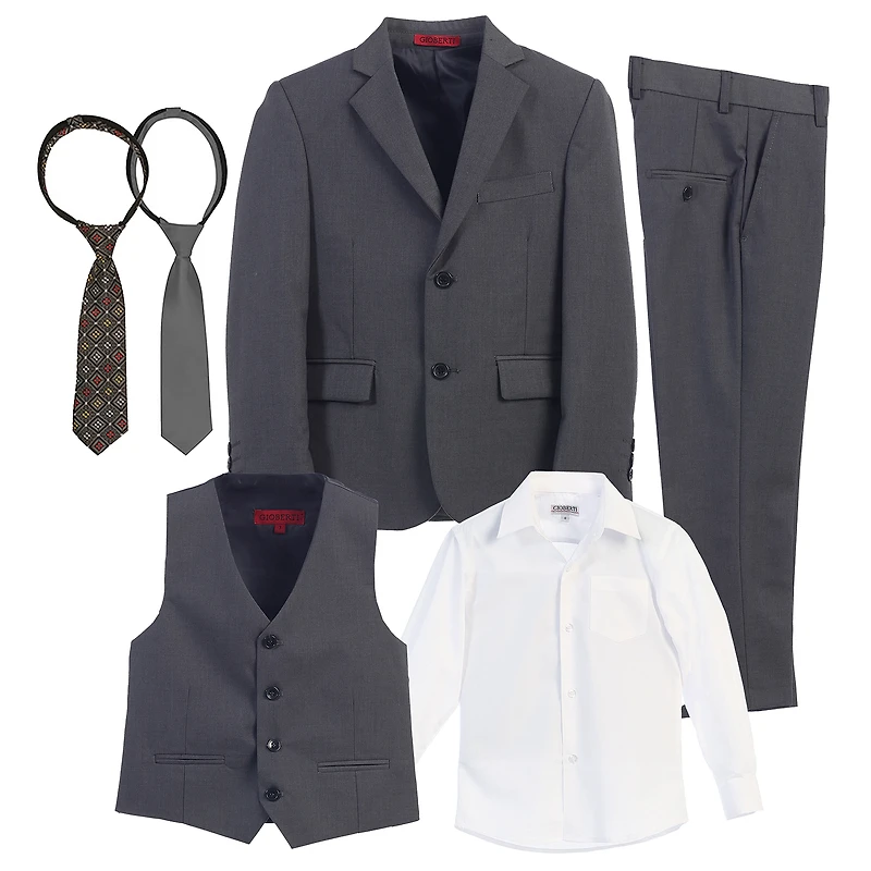 Gioberti Boy's Formal 6 Piece Suit Set