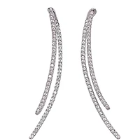 AGP PARIS Womens Shimmering Rays Drop Earrings