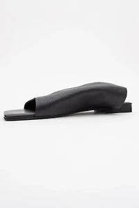Forever & Always Womens Orianna Leather Slide Sandals