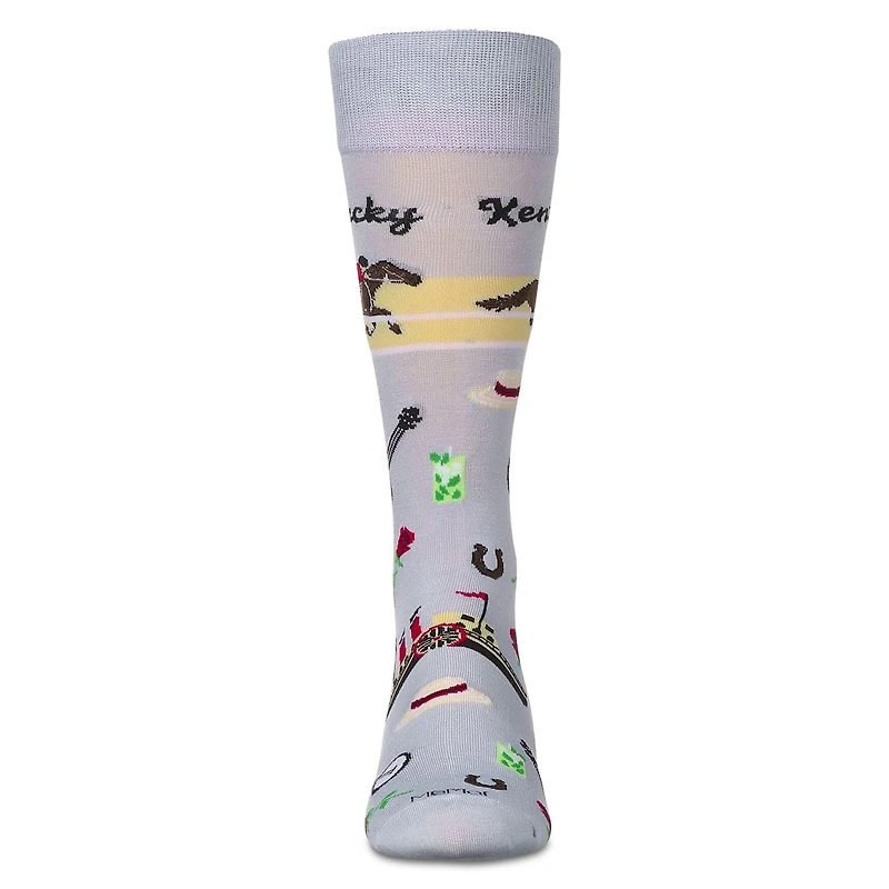 MeMoi Men's Kentucky Rayon From Bamboo Crew Socks