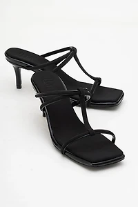 Prologue Shoes Womens Mocha Strap Heel Sandal