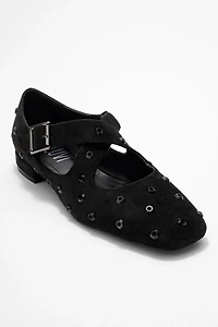 Prologue Shoes Womens Addison Cross Strap Mary Jane