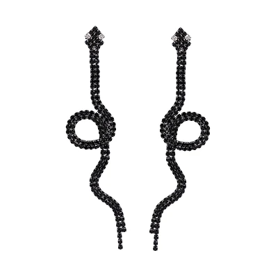 AGP PARIS Womens Swaying Snake Drop Earrings