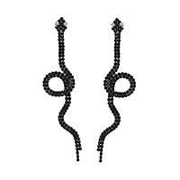 AGP PARIS Womens Swaying Snake Drop Earrings