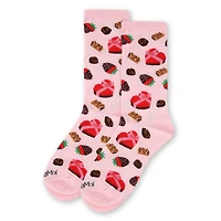 MeMoi Box Of Chocolates Bamboo Blend Crew Socks