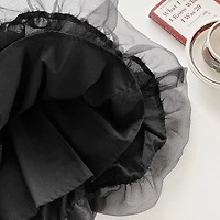 MyKids-USA Baby Girl Black Herbon-Style Princess Tutu Dress, Cotton Blend, Short Length