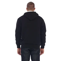 Gioberti Men's Heavyweight Sherpa Lined Fleece Hoodie Jacket