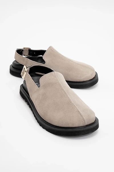 Forever & Always Womens Laby Leather Mules