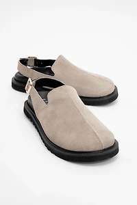 Forever & Always Womens Laby Leather Mules