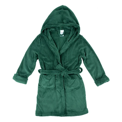 Leveret Kids Classic Hooded Fleece Robe