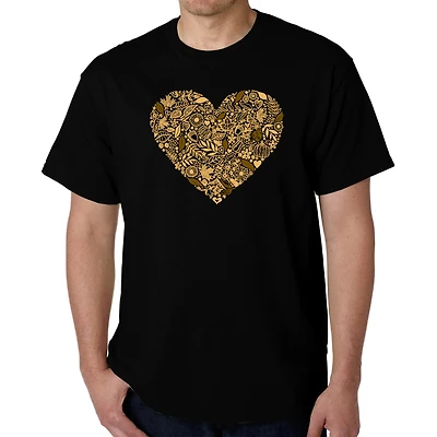LA Pop Art Men's Word T-Shirt - Fall Vibes