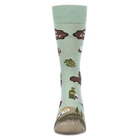 MeMoi Men's Wine Country Rayon From Bamboo Crew Socks