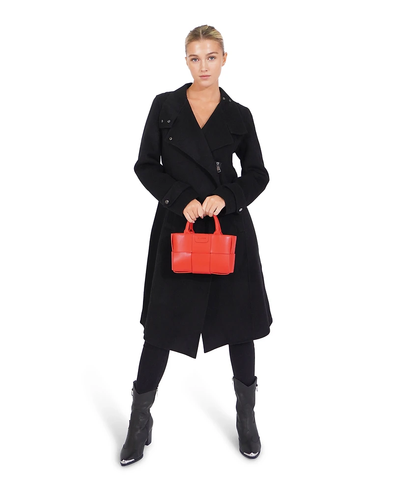 Belle & Bloom Womens Envy Me Zipped Coat
