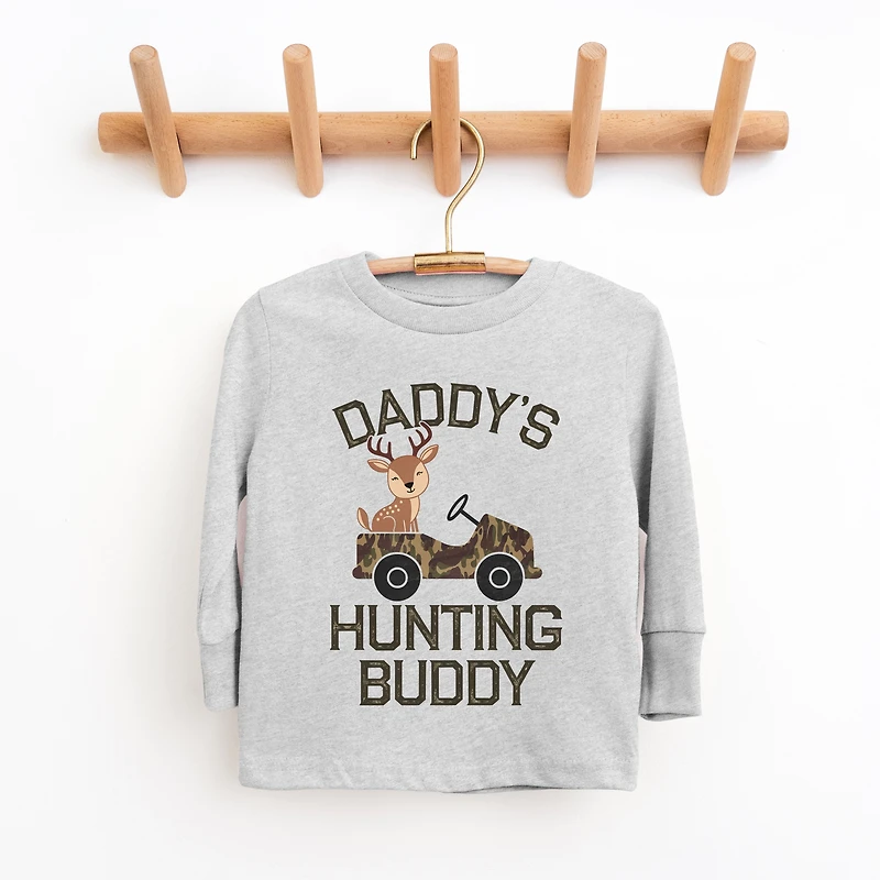 The Juniper Shop - Daddy's Hunting Buddy Youth Long Sleeve Graphic T-Shirt