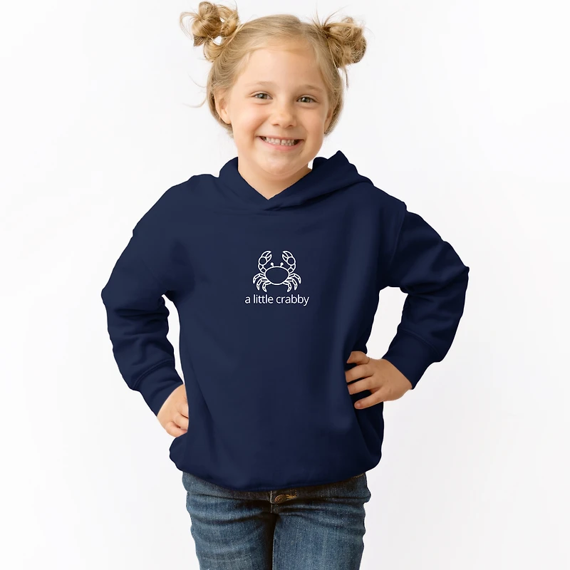 The Juniper Shop - A Little Crabby Outline Toddler Hoodie