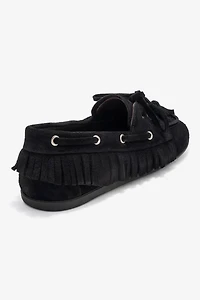 Forever & Always Womens Fenora Leather Tassel Loafers