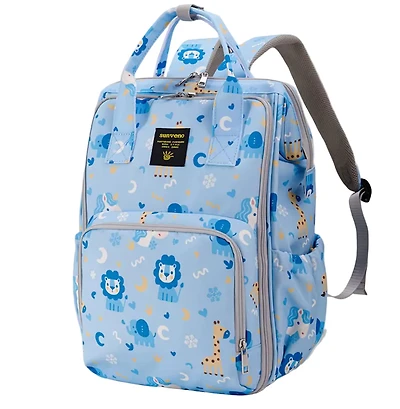 SUNVENO Wide-Open Frame Diaper Bag Backpack