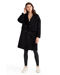 Belle & Bloom Womens Amnesia Wool Blend Oversized Coat