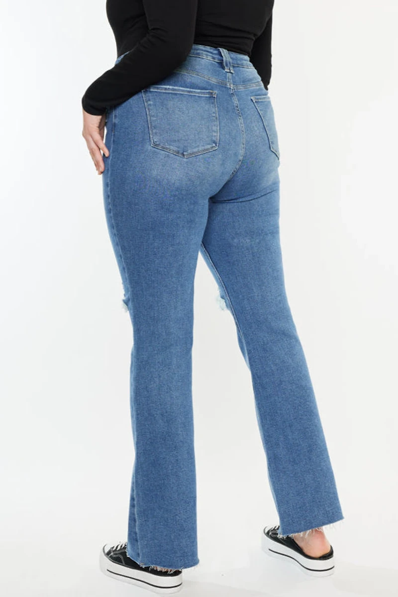 KanCan Women's Plus Essentials High Rise Bootcut Jeans Sunflower