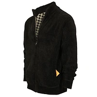 Gioberti Men's Knitted Chenille Cardigan Sweater With Flannel Lining