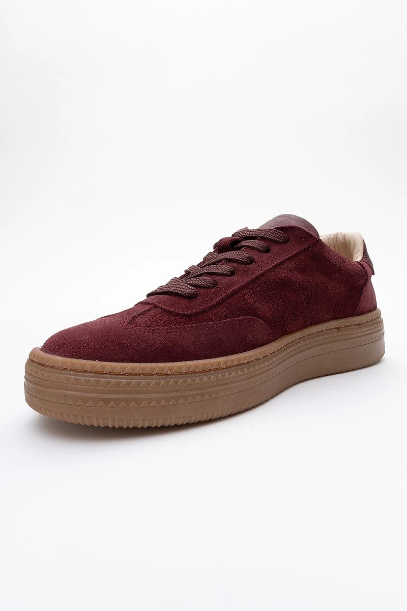 Forever & Always Womens Fyore Leather Sneakers