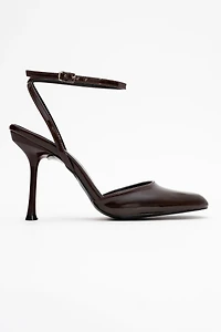 Prologue Shoes Womens Blues Round Toe Ankle Strap Pump