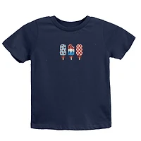 The Juniper Shop - Patriotic Popsicles Youth Short Sleeve Graphic T-Shirt