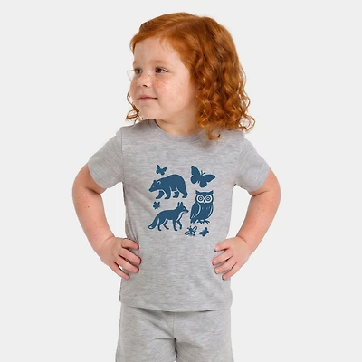 The Juniper Shop - Toddler Crew Shorts Set of 2 Woodsy Animals