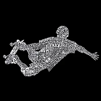 LA Pop Art Men's Word T-Shirt - Skateboard