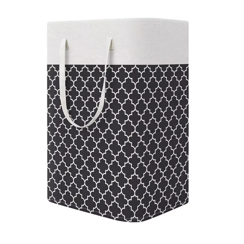 Home Collection Large Foldable Collapsible Laundry Basket Waterproof Freestanding Hamper