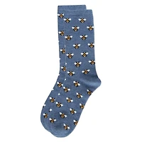 MeMoi Women's Bee Cashmere Blend Crew Socks