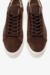 Forever & Always Womens Nera Leather Casual Sneaker