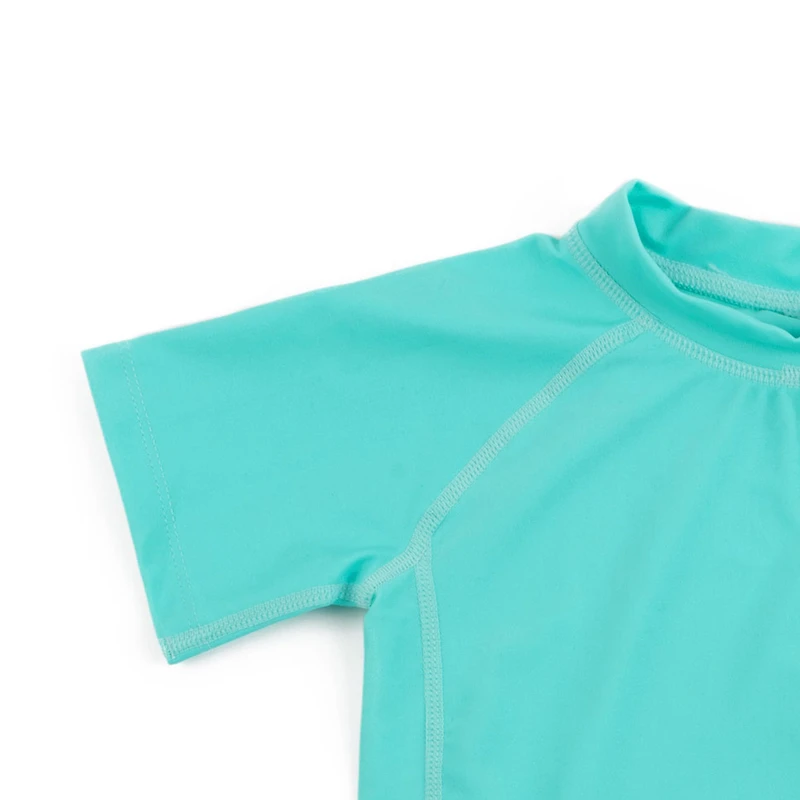 Leveret Baby Short Sleeve UPF 50+ Sun Protection Rash Guard Swim Shirt