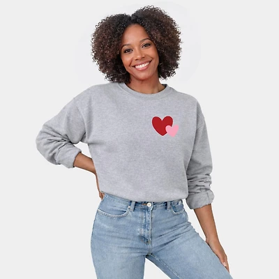 Simply Sage Market - More Amore Por Favor Stripes Women's Graphic Sweatshirt