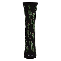 MeMoi Cactus Bamboo Blend Crew Socks