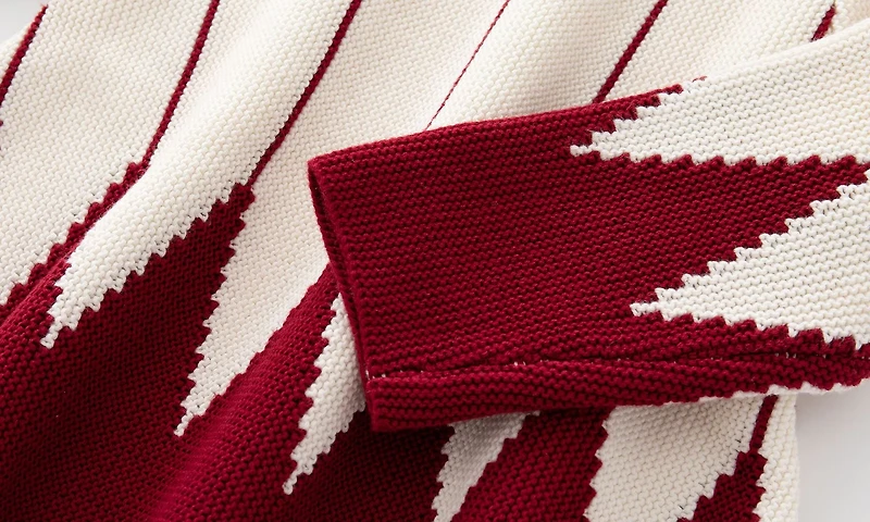 MyKids-USA Baby Christmas Style Contrast Design Knitwear