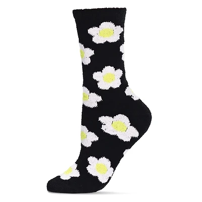 MeMoi Women's Daisy Super Soft Cozy Crew Socks
