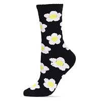 MeMoi Women's Daisy Super Soft Cozy Crew Socks