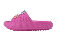 bebe Girl's EVA Slide Sandals with Fruit Charms