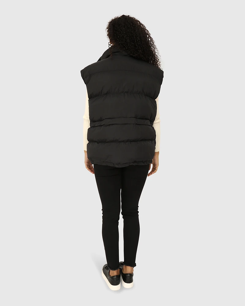 Belle & Bloom Womens Landslide Zip-Off Puffer Vest