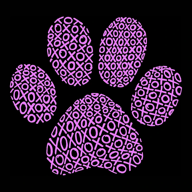 LA Pop Art XOXO Dog Paw