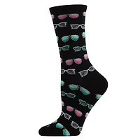 MeMoi Future So Bright Bamboo Blend Crew Socks