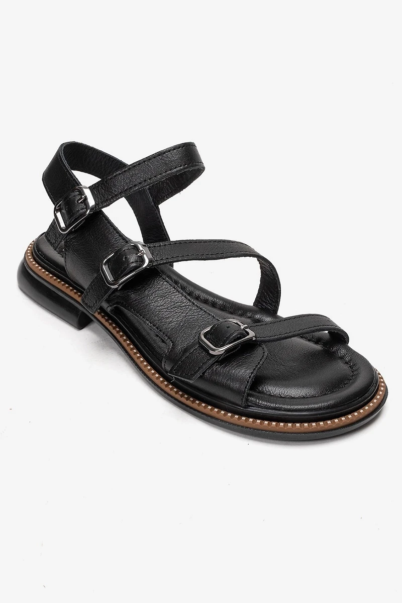Forever & Always Womens Morez Leather Sandals