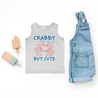 The Juniper Shop - Crabby But Cute Toddler Graphic Tank