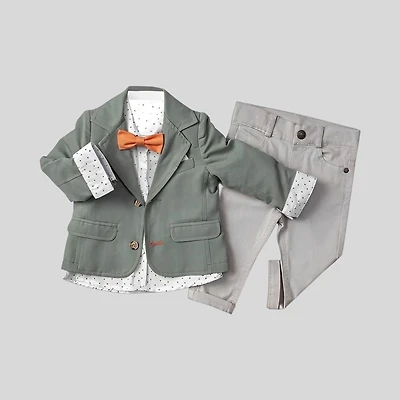Wear Sierra Boys Toddler 3‑Piece Suit Set