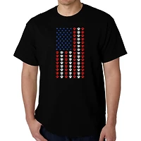 LA Pop Art Men's Word T-Shirt - Paws Flag