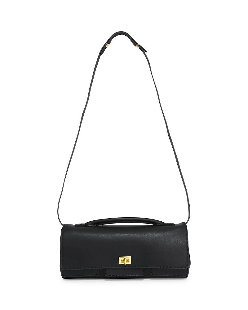 Belle & Bloom Womens Love Boat Leather Clutch Bag