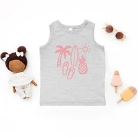 The Juniper Shop - Beach Elements Outline Toddler Graphic Tank