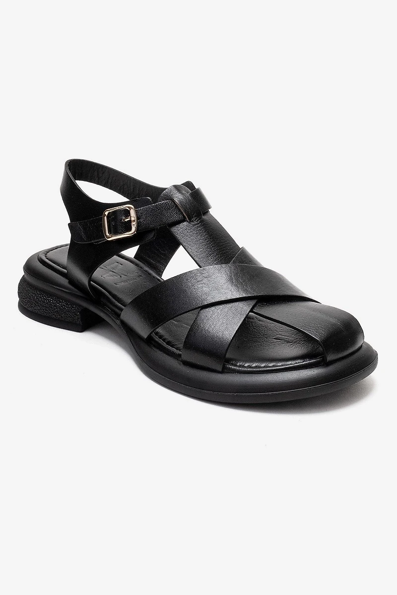 Forever & Always Womens Guido Leather Sandals